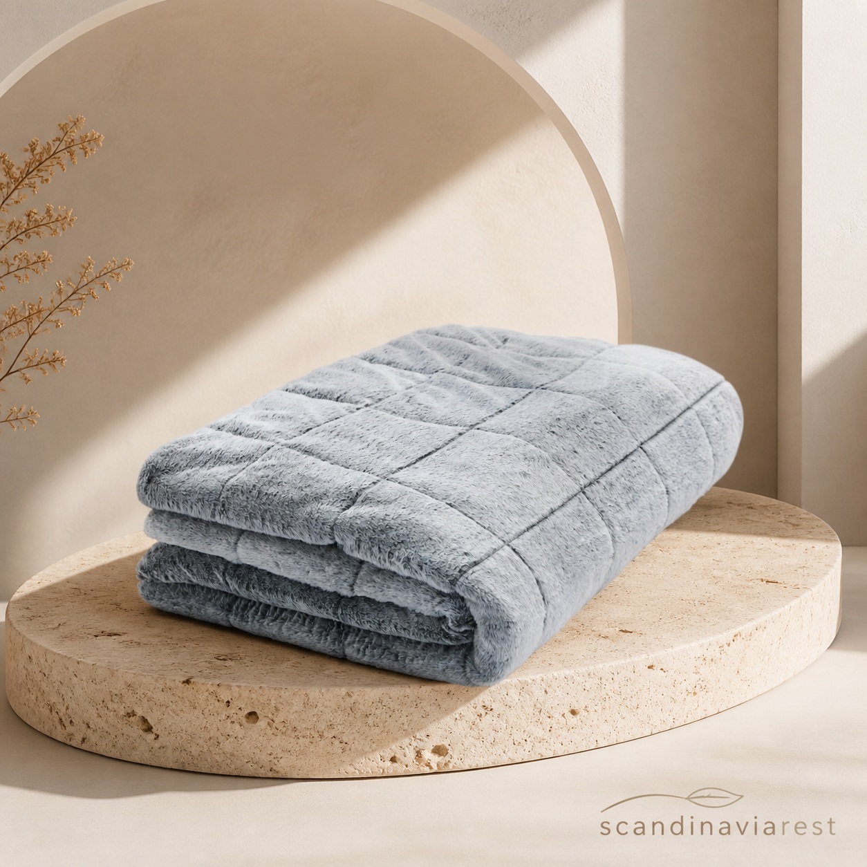 Scandinavian Fur Weighted Blanket